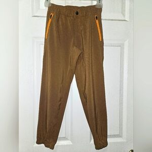 Columbia big boys hiking/outdoor pants in light weight tan color, size S (8)